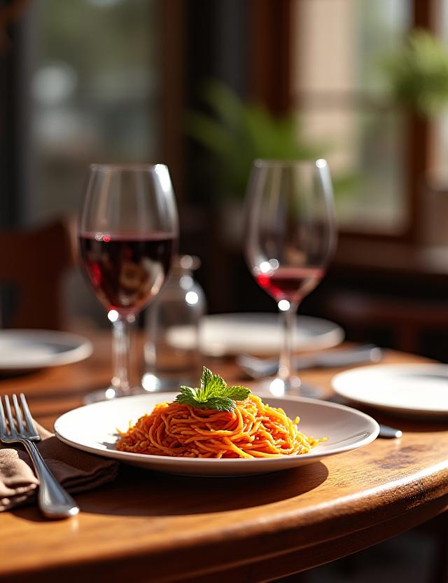 Tavolo apparecchiato con eleganza rustica romana